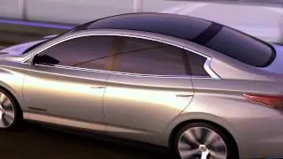 Infiniti LE Zero Emissions Sedan Running