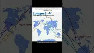 The world&rsquo;s longest non-stop passenger flights ✈️Would you take one?🌍 #flyless #flysmiles #simplyfly