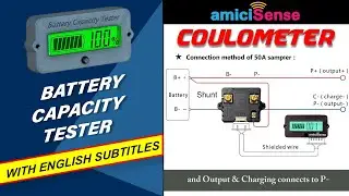 How to check Realtime Battery Percent with amicisense True Battery Capacity Indicator Coulometer ?