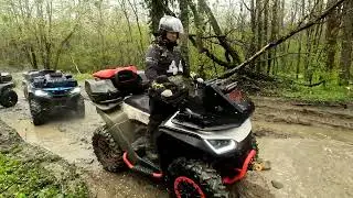Банда китайских квадроциклов Aodes Pathcross, CFMOTO ZFORCE 1000, BRP и Segway snarler AT6.