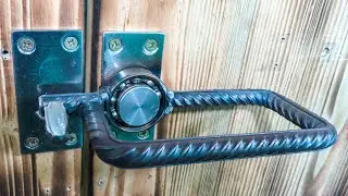 Crazy DIY Door Latch Idea