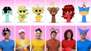 Sprunki 4 Phase 4 OC ANNE Incredibox in Real life. ❤️ #sprunki #incredibox