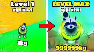 От крошечного до гигантского Пипи Киви 99999 кг в Brainrot Evolution (Roblox)