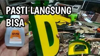 HOW TO QUICKLY GLUE AND BEND ACRYLIC LETTERS WITHOUT FAIL FOR BEGINNERS
