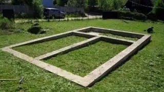 Фундамент на участке с уклоном 50см