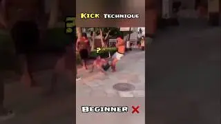 Kick technique for self defense #streetdefence #selfdenfense #fighting