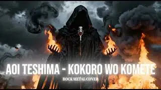 Aoi Teshima - Kokoro Wo Komete | Rock Metal Cover by Darker Frequencies