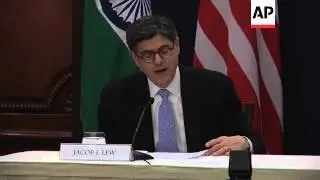 Lew and Jaitley comment after talks