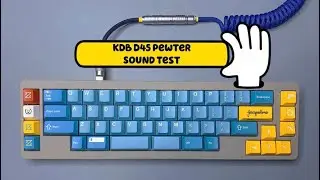 KBDFans D45 with Pewter Switches