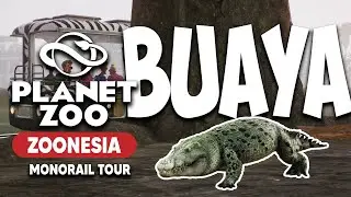 Gue Membangun Habitat Buaya & Jalur Monorel Melintasi Sarang Buaya - Planet Zoo Indonesia Episode 21