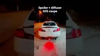 Spoiler + diffuser INFINITI G35 COUPE