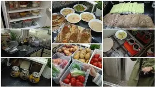 مشتريات الاسبوع 🛍️ ترتيب وتنظيم الثلاجة 🫰 