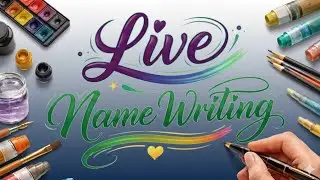LIVE 🔴 NAME WRITING COMMENT YOUR NAME #shortfeed