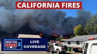 Glass Fire, Shady Fire & Zogg Fire in California - LIVE BREAKING NEWS COVERAGE