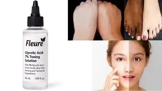 Fleure glycolic acid 7% toning review | toning solution | in urdu | hindi | @FariaJaved 