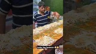 Jumbo Veg Sandwich In Just Rs.70 Only At Chauuhan Pandit Patties Corner, Barra, Kanpur | #shorts
