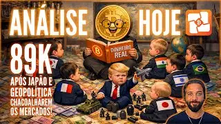 ⚠️🩸BITCOIN HOJE: DE VOLTA AOS 89K AP&Oacute;S TURBUL&Ecirc;NCIA GEOPOL&Iacute;TICA E JAPONESA NOS MERCADOS! TRUMP TACO?!