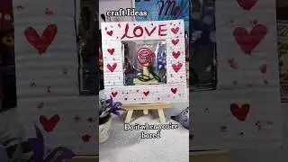 Cardboard Craft Cute Crad Ideas #shorts #craft #subscribe