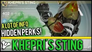 Destiny: New Khepri's Sting Exotic Juicy Review! (Hidden Perks, Egyptian God, Damage Tests, & More!)
