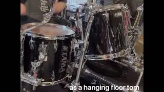 SOLD: TAMA Granstar 15&rdquo;x14&rdquo; Rack Tom (Jet Black wrap) 