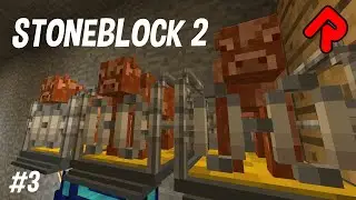 The Terrifying Lava Cows! | Minecraft FTB Presents Stoneblock 2 ep 3