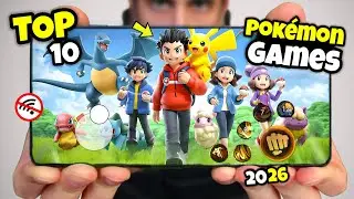 Top 10 Best Multiplayer Working Pokemon Games For Android And IOS In 2025 High Graphics 4k 🤯