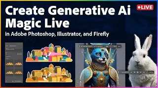 Create Generative AI Magic Live in Adobe Photoshop, Illustrator and Firefly | Adobe Creative Cloud