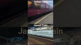 Italian Train vs Japani train #viral #viralvideo  #viralshorts #italian  #japani #indian #railway