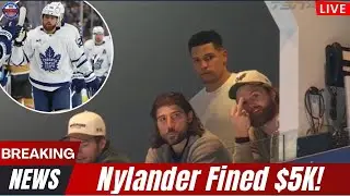 William Nylander Fined! Fans Shocked by NHL Gesture Incident🔴 LIVE BREAKING NEWS