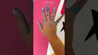 Desenhando na parede com tintas, canetas e muitas cores!