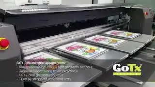 GoTx-QM8 Industrial High Speed Garment Printer