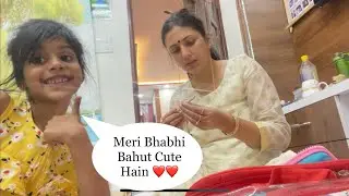 Meri Bhabhi Bahut Cute Hai ❤️ | Riddhi First Day Of School | Upasana | Arunendra7 | Riddhi Ki Duniya