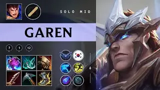 Garen Mid vs Ekko - KR Diamond Patch 25.24