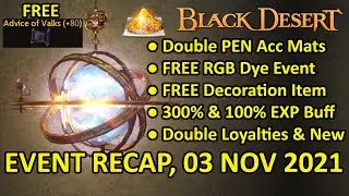 Double PEN Acc Materials, FREE Decoration, FREE RGB Dyes, Double Loyalties (Event Recap 03 Nov 2021)