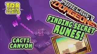 CACTI CANYON SECRET RUNE LOCATION in MINECRAFT DUNGEONS