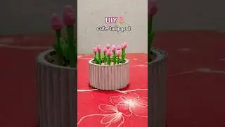 DIY🌷 #diy #tulip #creativeclayideas #diyideas #shorts #reuse #clay #trendingshorts #trending