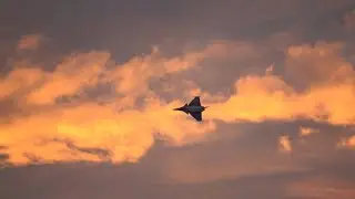Meaux Airshow 2025 Sunset Rafale Solo Display