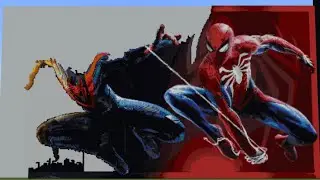 Working on Spiderman Pixel Art #shorts #minecraft #minecraftpixelart #minecraftart #Spiderman