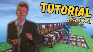 Never Gonna Give You Up (Rick Astley) &ndash; Minecraft Note Block Tutorial | MANUAL