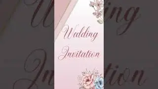 Digital Wedding Invitation Video | WhatsApp Invitations