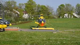 ADAC Luftrettung | Start Christoph 5 | EC 135 | D-HWFH | BG Unfallklinik Ludwigshafen