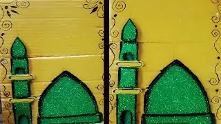 masjid model making/how to make masjid model/beautiful mosque design