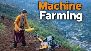 Pahado Me Machine Se Kheti | Pahadi Lifestyle | Rahul Ramola Vlogs