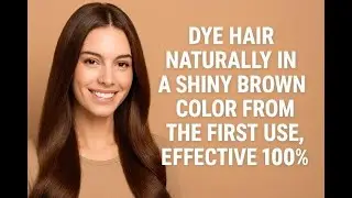 Ultimate Natural brown Hair Color & Growth Treatment with Henna*Hair Growth & Scalp Stimulation Gel,