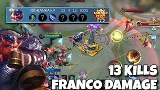 FRANCO ASSASSIN (SOLO RANK) | Franco Damage Build 2023 Gameplay!