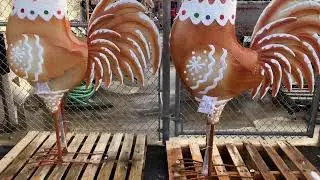 Merry Christmas From The Roosters At Tractor Supply Store 🐔🐔🐔