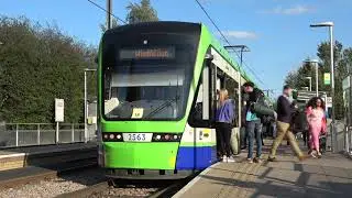 London Tramlink Variobahn 2563 at Ampere Way