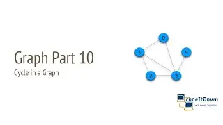 Graph Part 10 | Cycles in a Graph | codeItDown