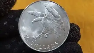 Singapore 🇸🇬 Eagle Dollar Silver .900 fine 1972 新加坡鹰元银币九成银成份シンガポール イーグルドル銀