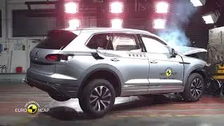 ✅ VW Touareg 3 - КрашТест 🚘 Экстренное торможение